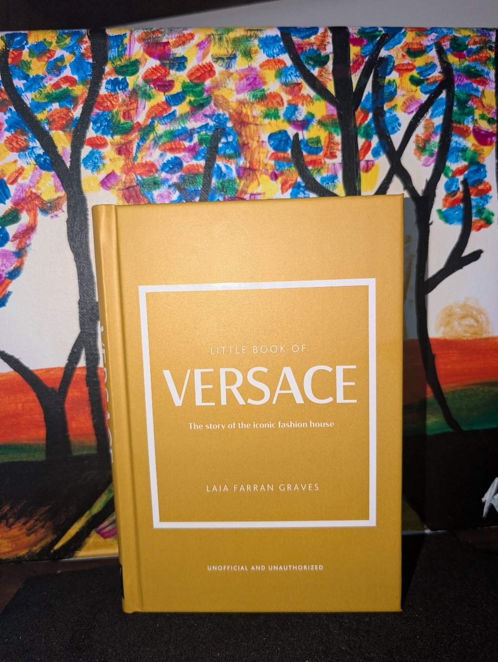 Versace Gold Hardcover Fashion Book